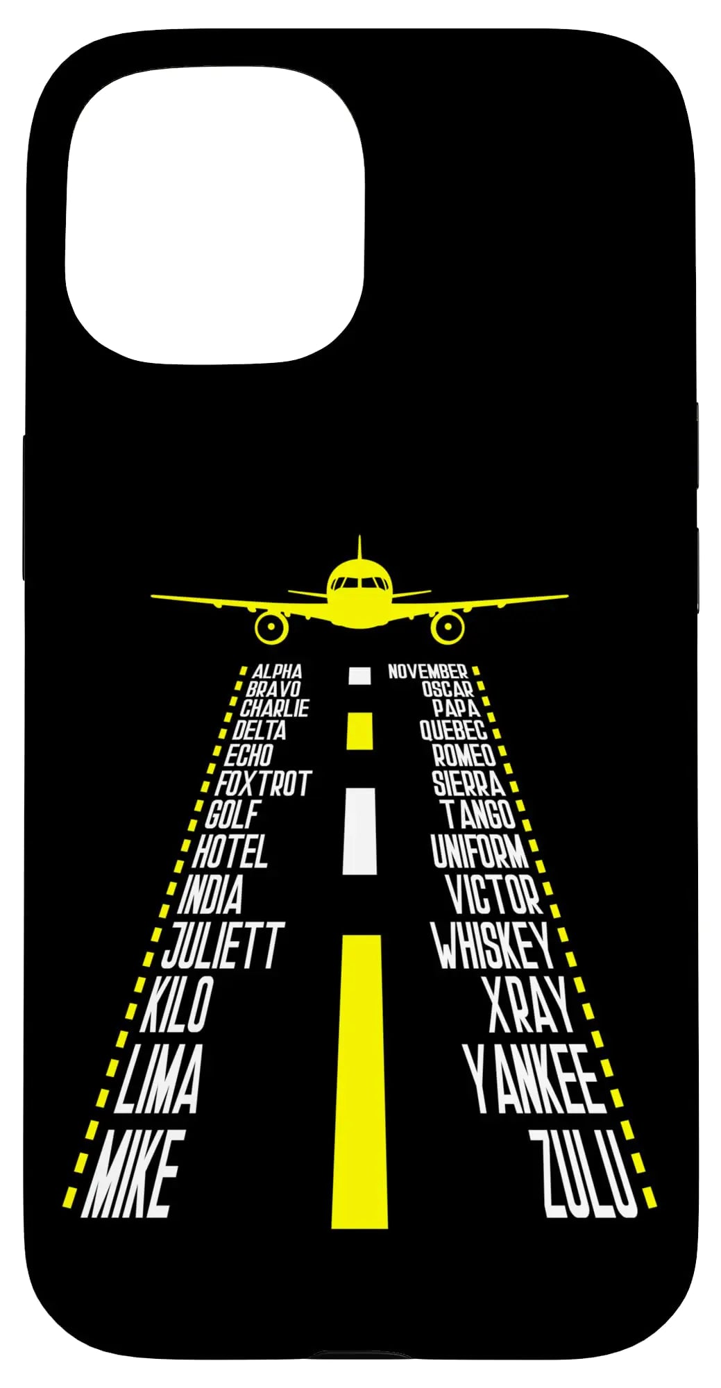 iPhone 15 Aviation Phonetic Alphabet Case