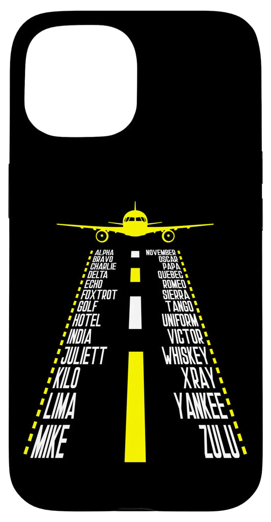 iPhone 15 Aviation Phonetic Alphabet Case